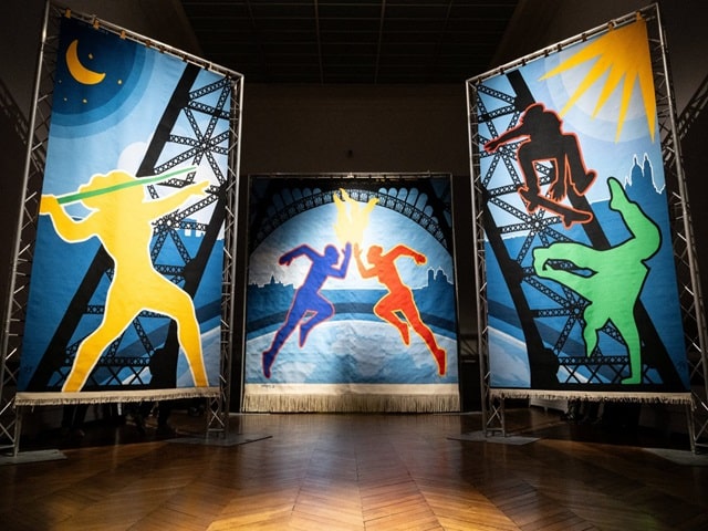 Marjane Satrapi Unveils Olympic Tapestry